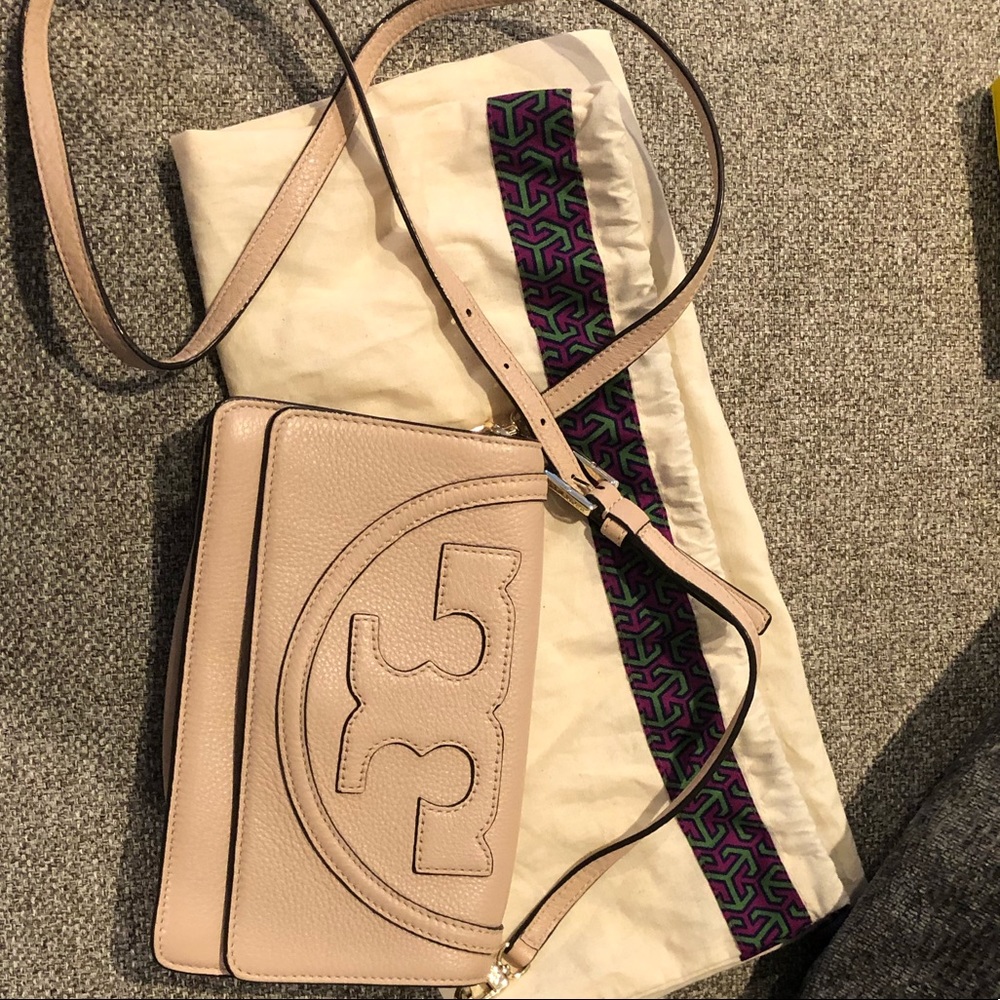 Blush Pink Tory Burch Crossbody - Like New